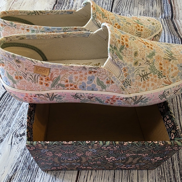 Keds + Rifle Paper Company Double Decker Women's Shoes (Meadow) - Picture 3 of 8